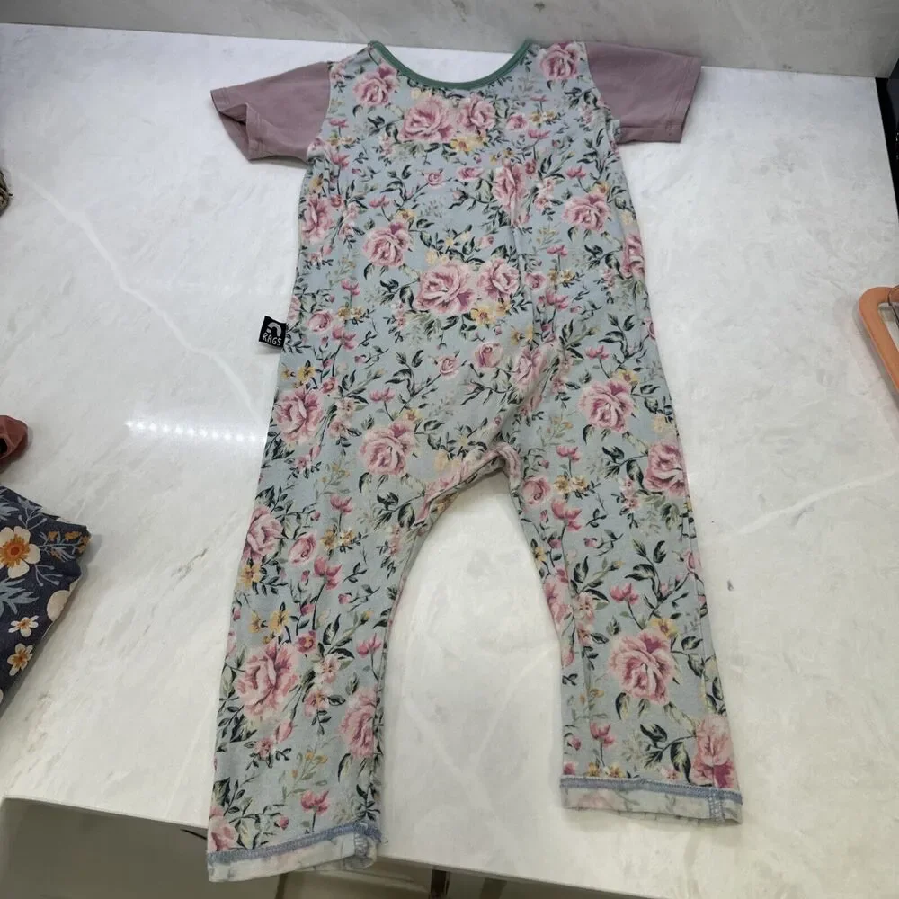 Rags Lot Of 4 Outfits Toddler Size 12 To 24 Months One Piece Floral Stretchy